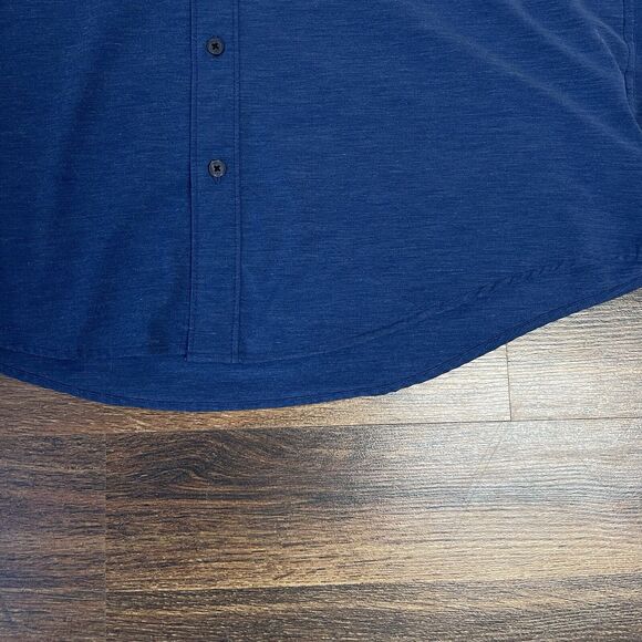 Huk Blue Casual Button Down Shirt - Picture 4 of 9